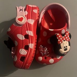 Special Edition Authentic Disney Minnie Mouse Crocs Size 6 Toddler